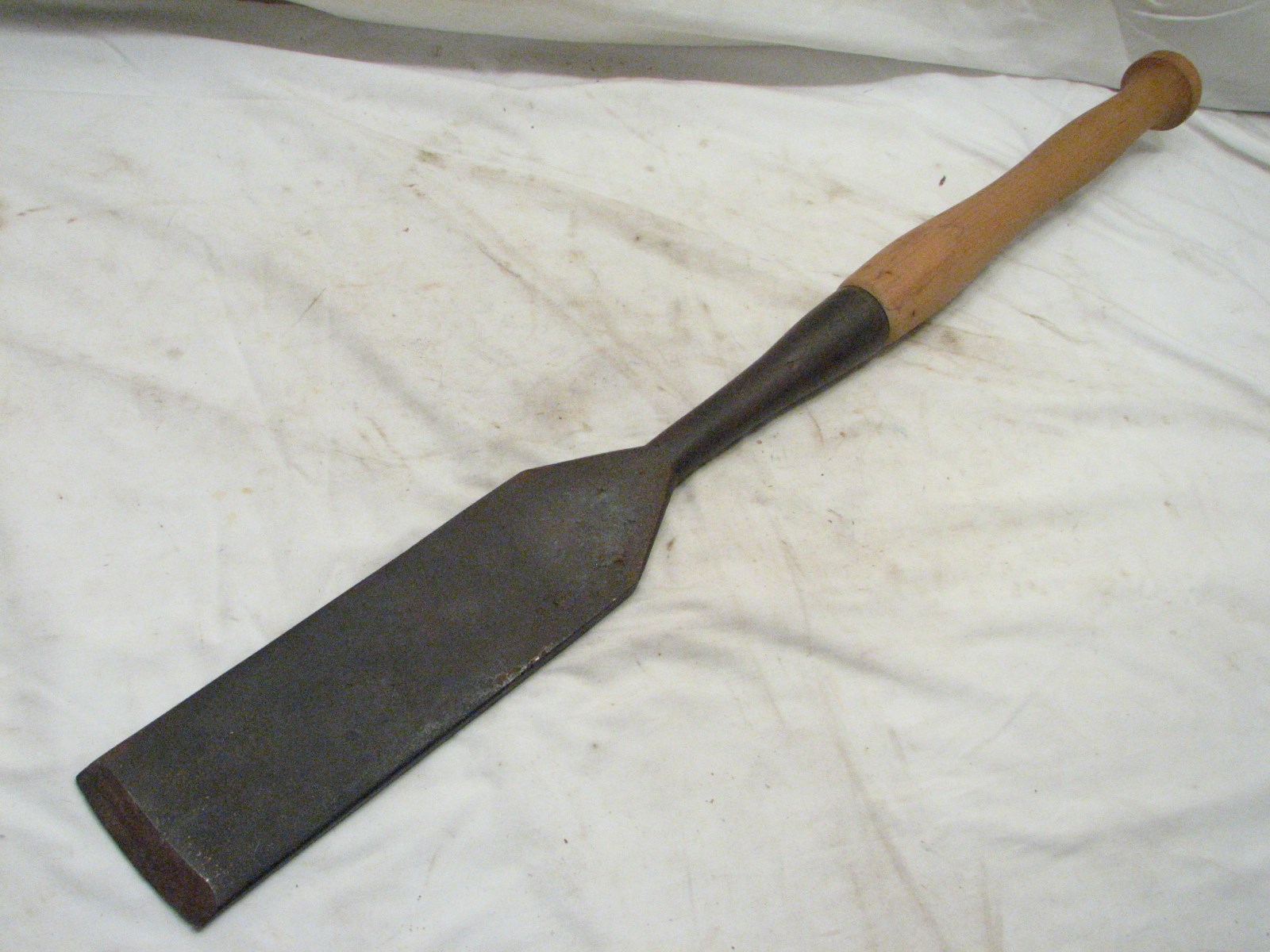 Antique Hand Slick Timber Chisel 3" Wood Tool Boat Makers